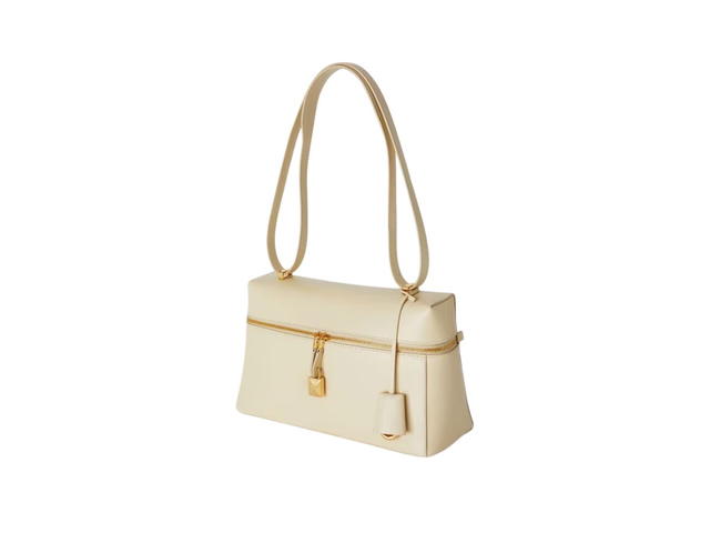 Loro Piana Loro Piana Extra Bag L27 In Smooth Calfskin With Gold Lock Charms Sunday Morning - view 3