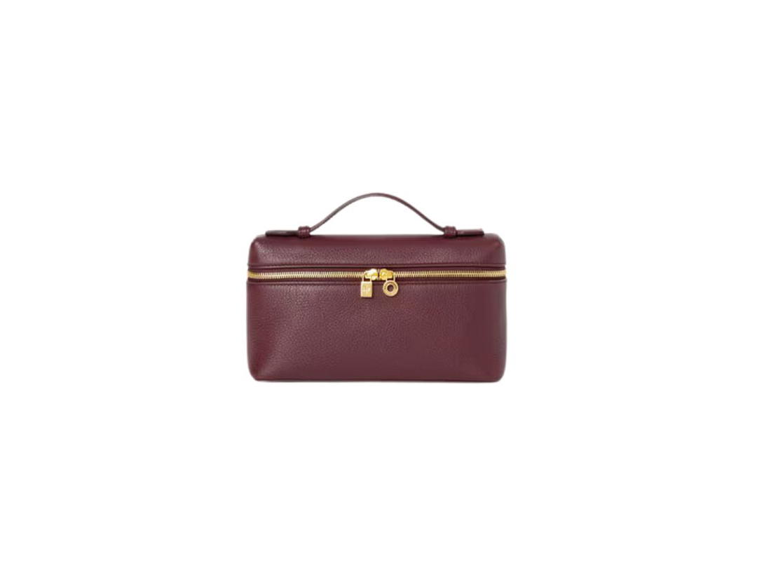 Loro Piana Loro Piana Extra Pocket L19 In Grained Calfskin With Golden Metal Hardware Azuki Beans