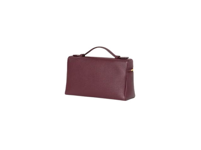 Loro Piana Loro Piana Extra Pocket L19 In Grained Calfskin With Golden Metal Hardware Azuki Beans - view 2
