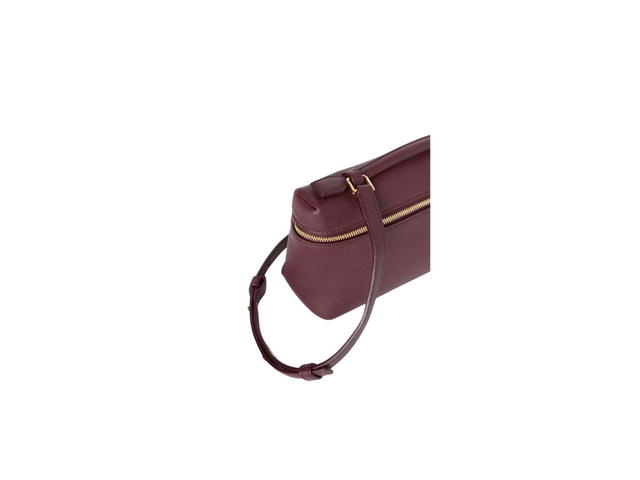 Loro Piana Loro Piana Extra Pocket L19 In Grained Calfskin With Golden Metal Hardware Azuki Beans - view 3