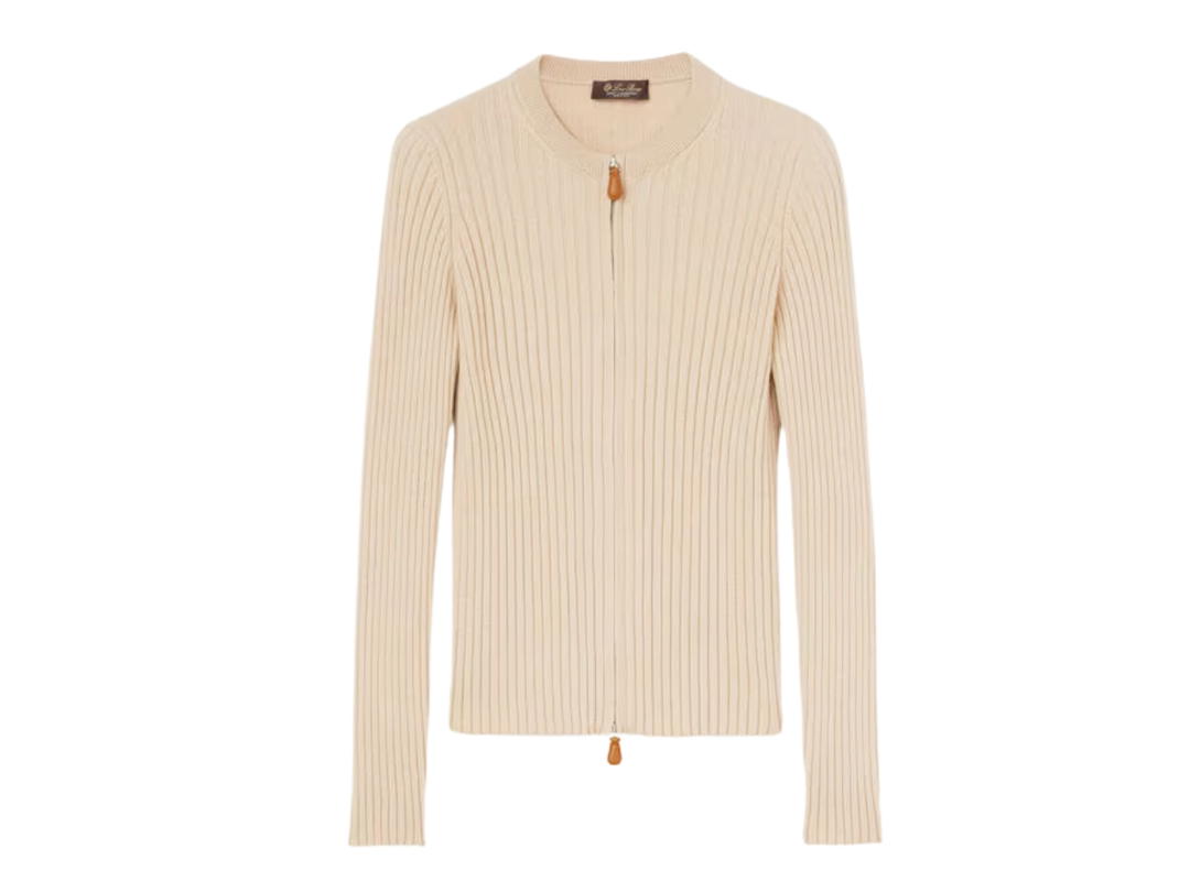 Loro Piana Loro Piana Lago Sirio Jacket In Baby Cashmere Sesame Sauce Mel Natural Dyed