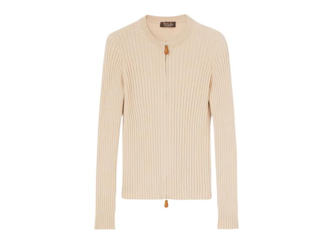 Loro Piana Loro Piana Lago Sirio Jacket In Baby Cashmere Sesame Sauce Mel Natural Dyed - view 1