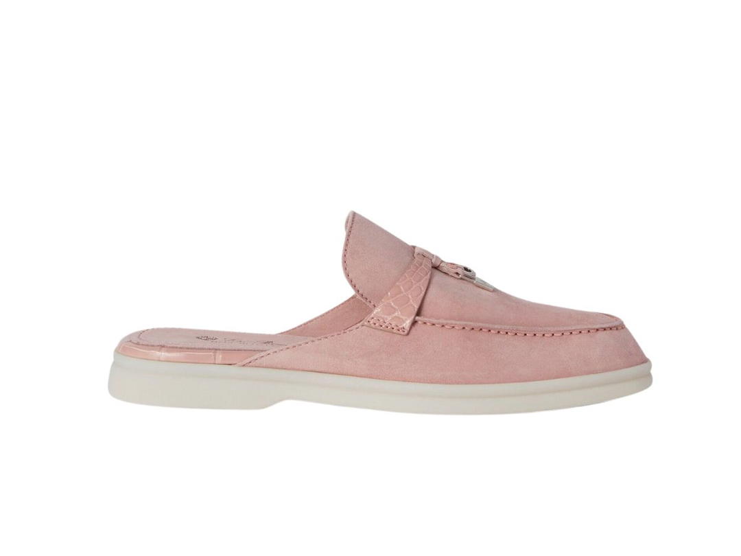 Loro Piana Loro Piana Nautical Charms Walk Babouche Loafers Flowering Cherry (W)