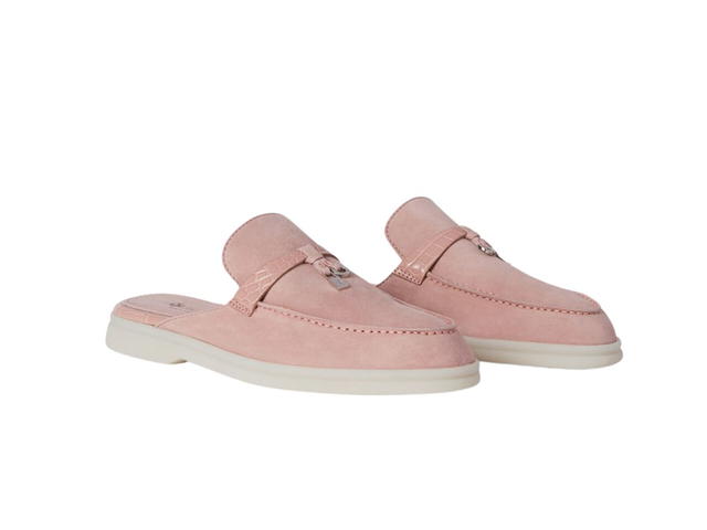 Loro Piana Loro Piana Nautical Charms Walk Babouche Loafers Flowering Cherry (W) - view 2