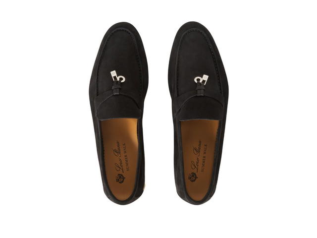 Loro Piana Loro Piana Summer Charms Walk Loafers Caviar (W) - view 4