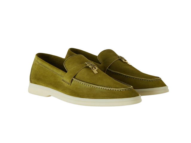 Loro Piana Loro Piana Summer Charms Walk Loafers Olive Leaf (W) - view 2