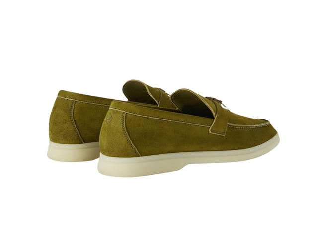 Loro Piana Loro Piana Summer Charms Walk Loafers Olive Leaf (W) - view 3