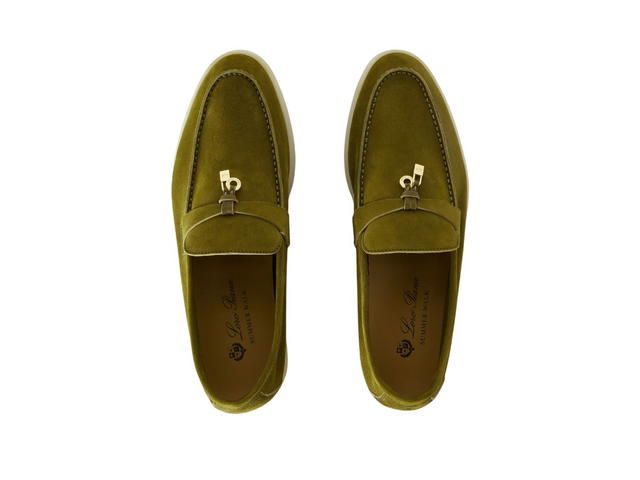 Loro Piana Loro Piana Summer Charms Walk Loafers Olive Leaf (W) - view 4