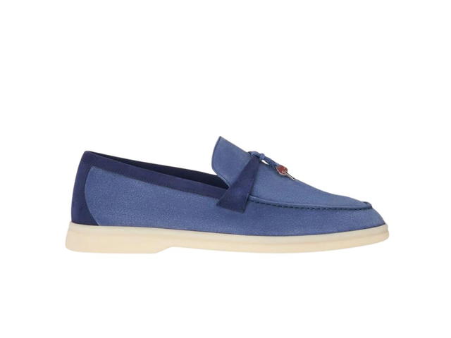 Loro Piana Loro Piana Summer Charms Walk Suede Calfskin Blue - view 1