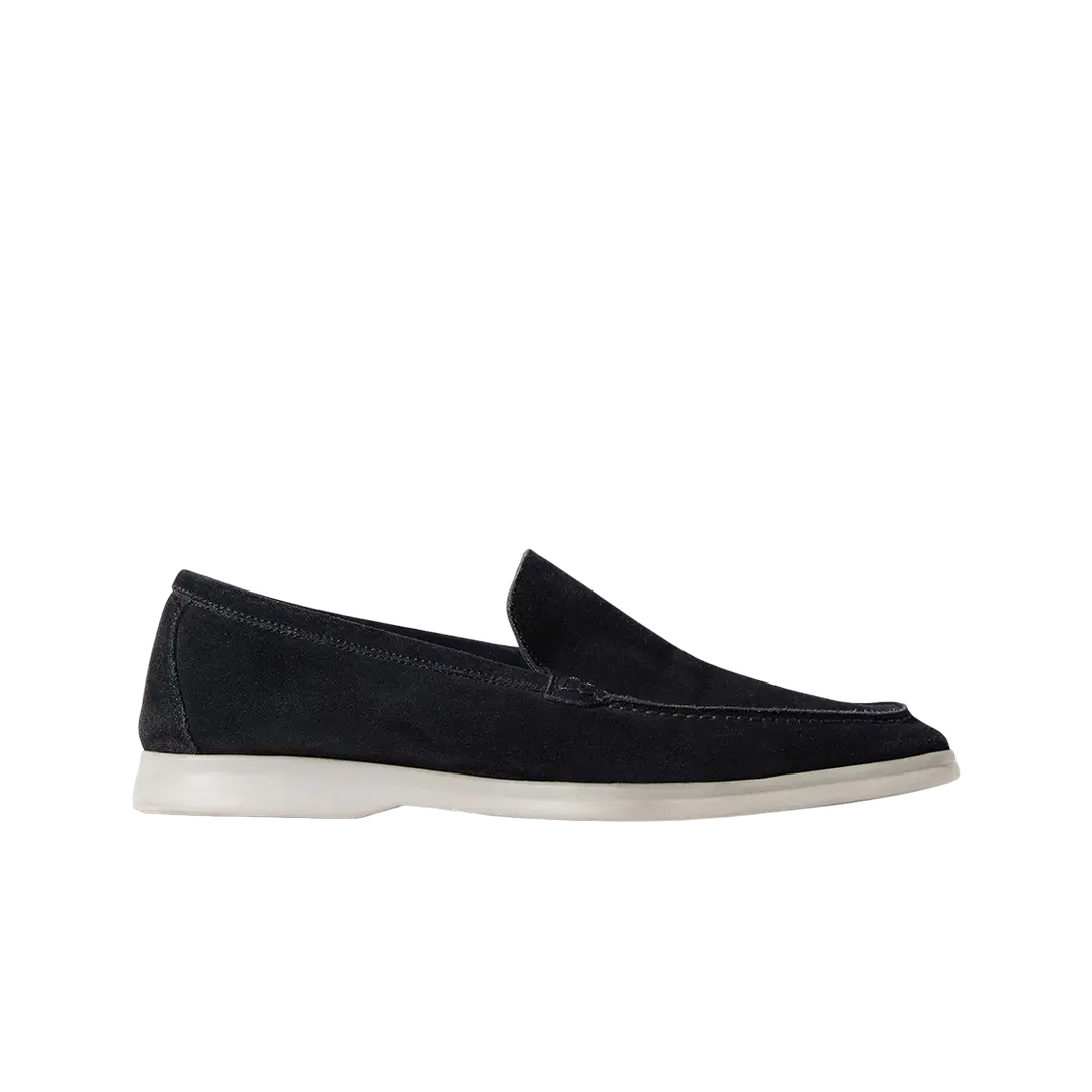 Loro Piana Loro Piana Summer Walk Suede Calfskin Classic Blue