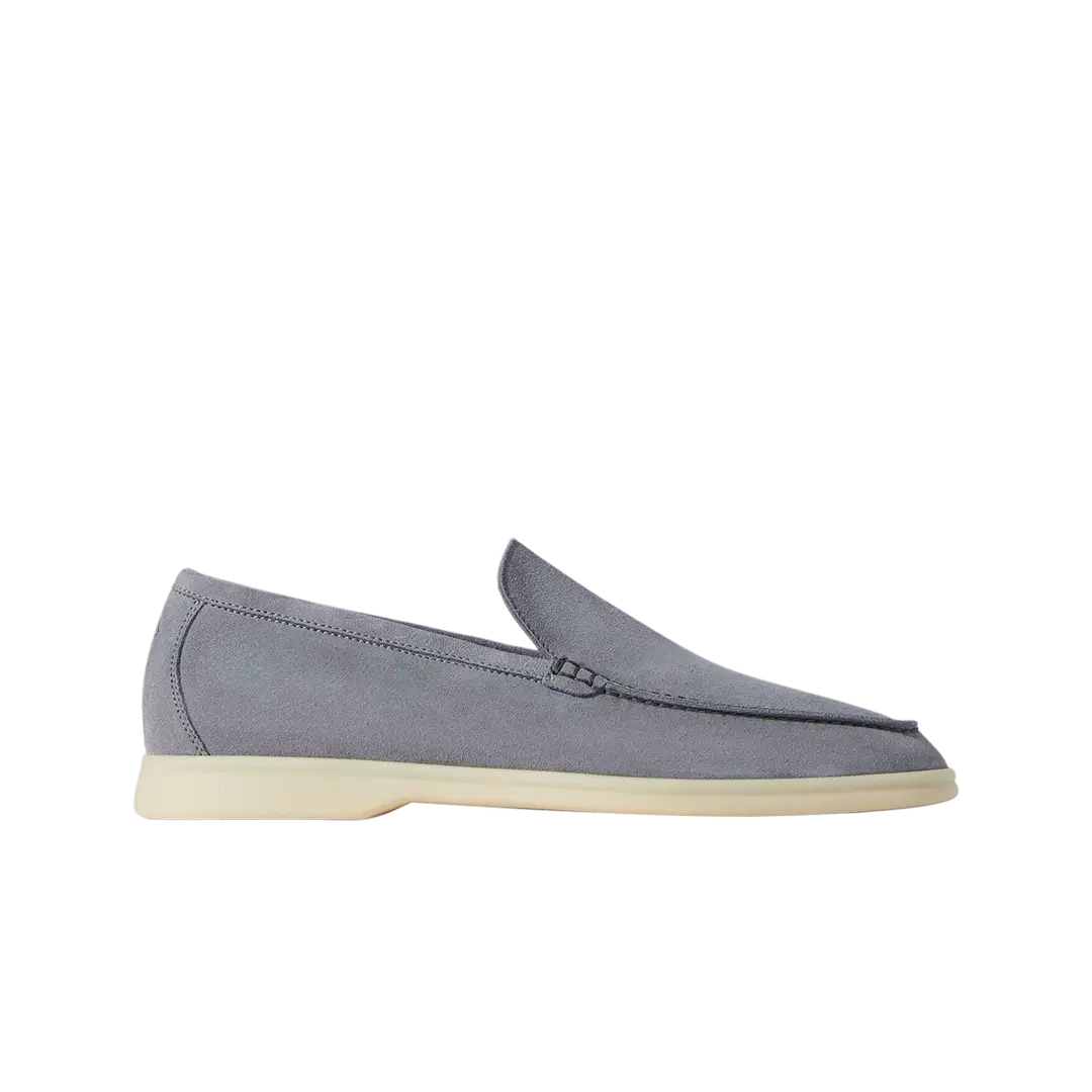 Loro Piana Loro Piana Summer Walk Suede Calfskin Gull Grey