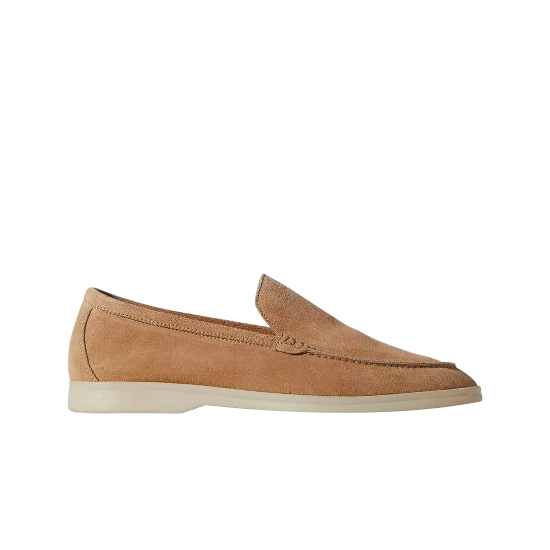 Loro Piana Loro Piana Summer Walk Suede Calfskin Light Wood Smoke