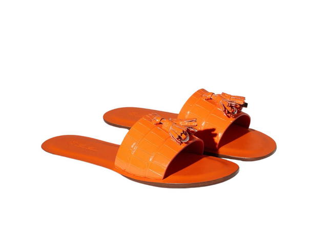 Loro Piana Loro Piana Tassels Charms Sandals Papaya Shake (W) - view 2