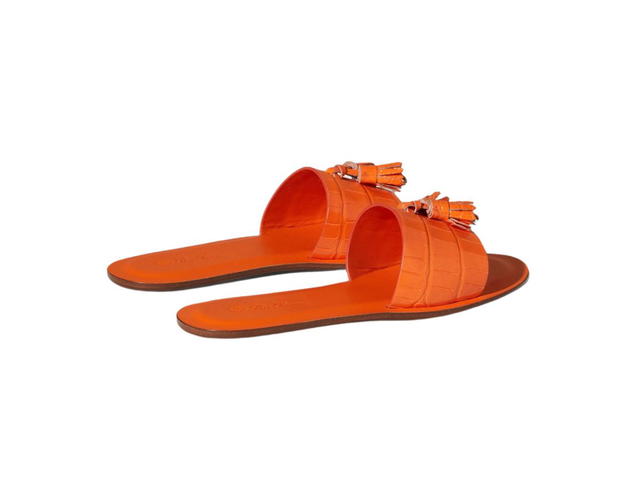 Loro Piana Loro Piana Tassels Charms Sandals Papaya Shake (W) - view 3