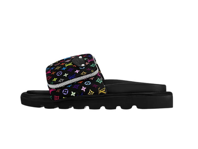 Louis Vuitton Louis Vuitton x Takashi Murakami Pool Pillow Flat Comfort Mule Black(W) - view 2