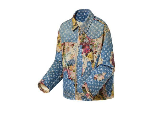 Louis Vuitton Louis Vuitton Destroyed Workwear Denim Jacket - view 2