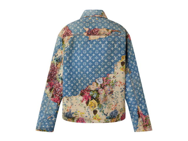 Louis Vuitton Louis Vuitton Destroyed Workwear Denim Jacket - view 3
