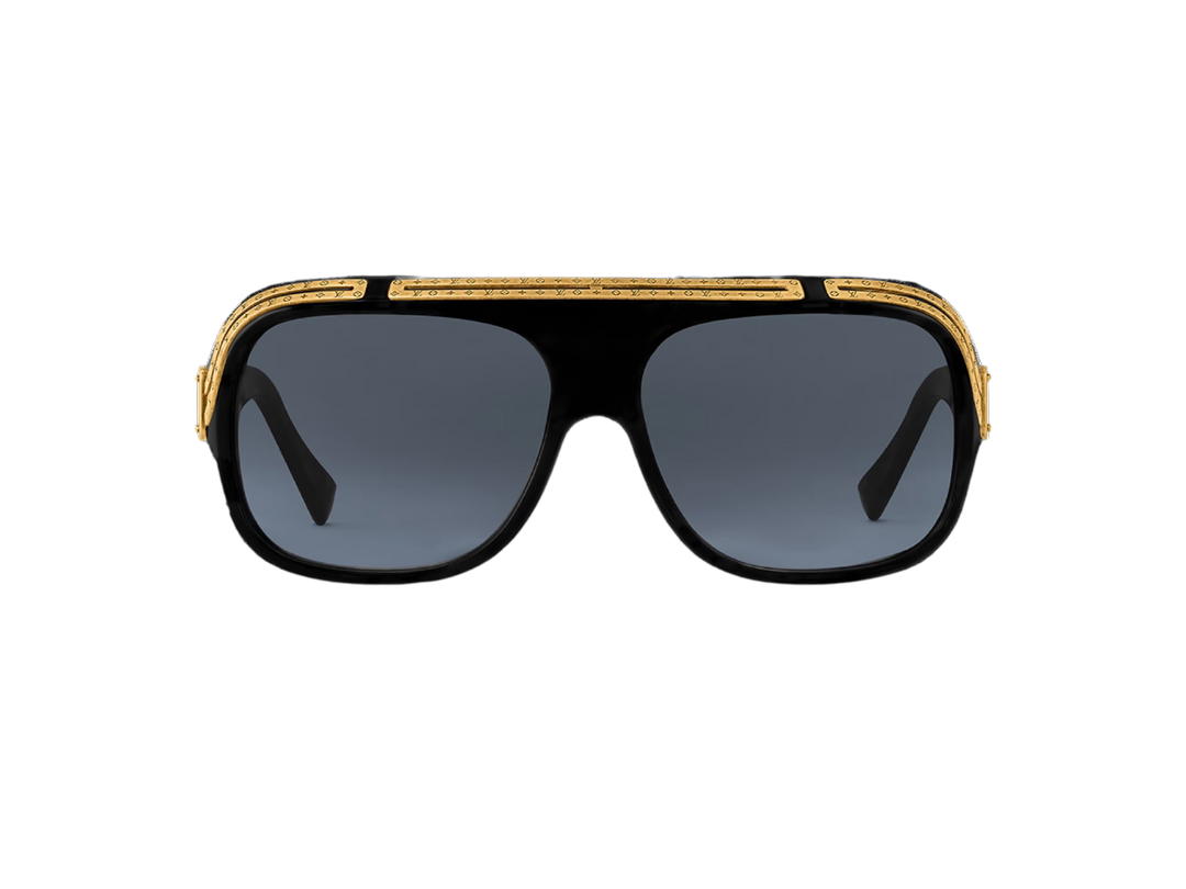 Louis Vuitton Louis Vuitton 1.0 Millionaires Sunglasses In Black-Gold Toned Hardware With Black Lenses