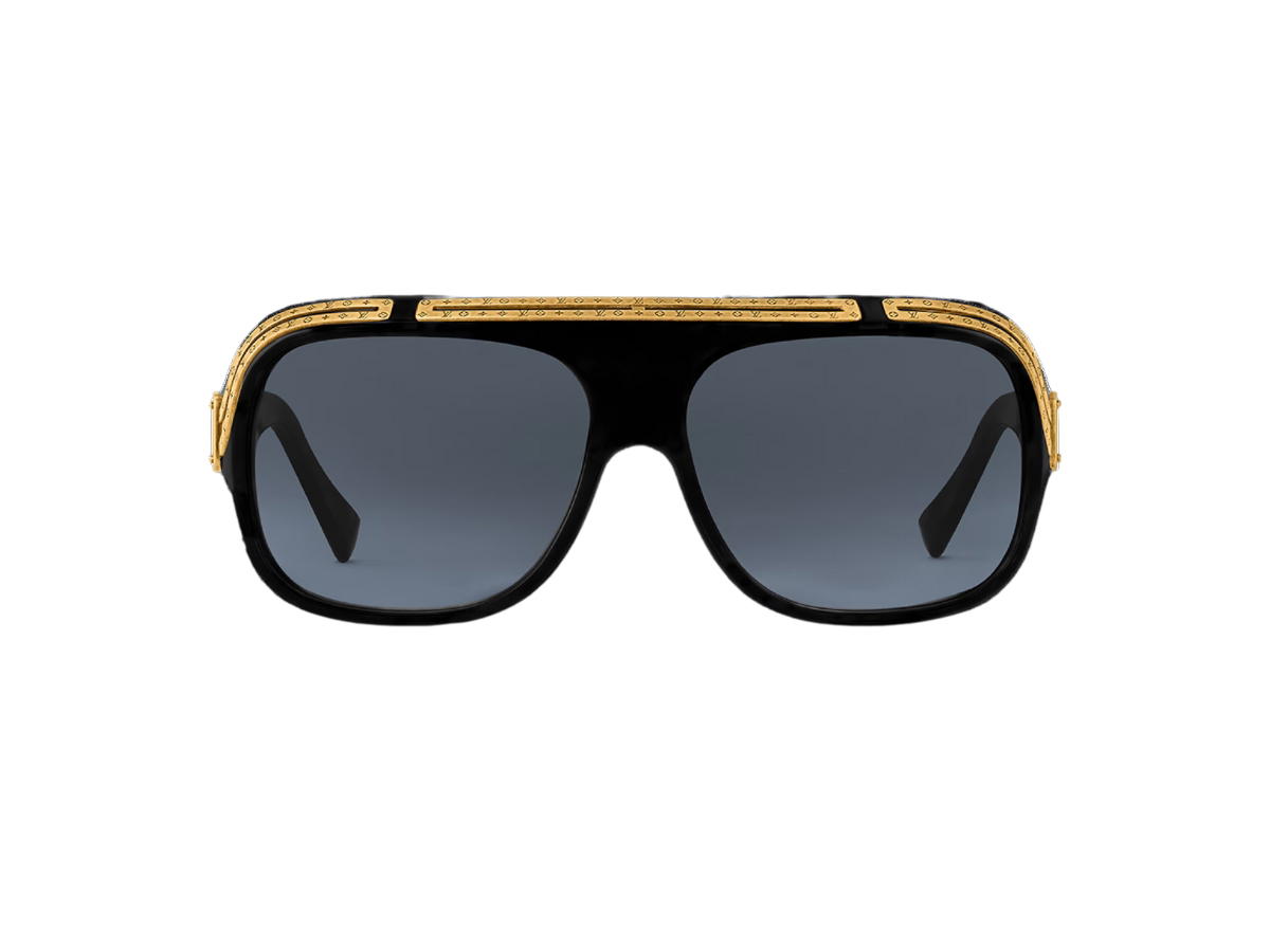 Louis Vuitton Louis Vuitton 1.0 Millionaires Sunglasses In Black-Gold Toned Hardware With Black Lenses