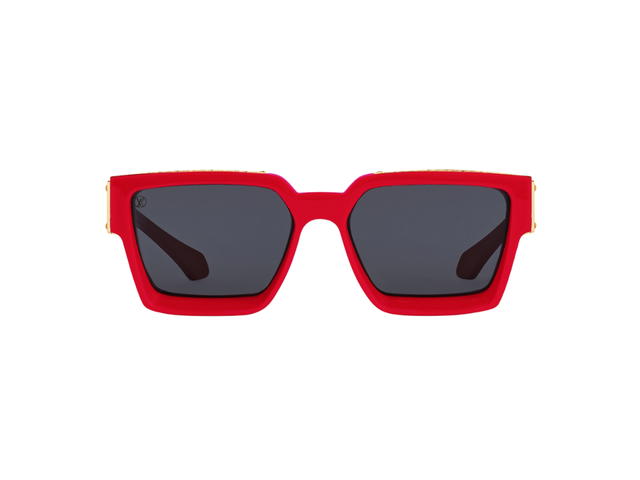Louis Vuitton Louis Vuitton 1.1 Millionaires Sunglasses In Acetate Frame With Black Lenses Red (Asia Sizing) - view 1
