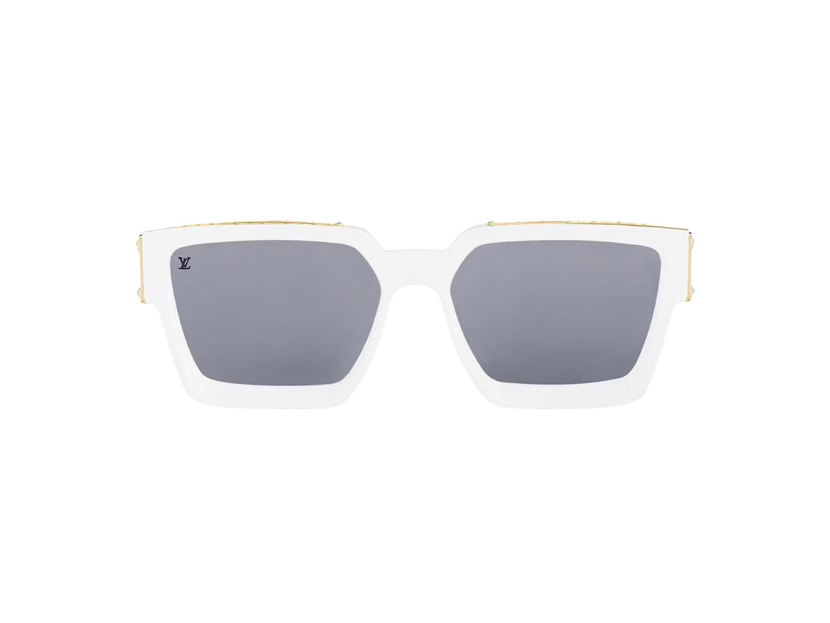 Louis Vuitton Louis Vuitton 1.1 Millionaires Sunglasses In Acetate Frame With Silver Lenses White (Asia Sizing)