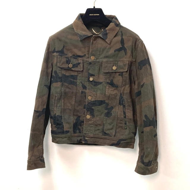 Louis Vuitton LOUIS VUITTON 1A3FE5 SUPREME camouflage denim tracker short long sleeve Jacket - view 2