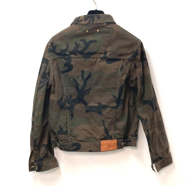 Louis Vuitton LOUIS VUITTON 1A3FE5 SUPREME camouflage denim tracker short long sleeve Jacket - view 3