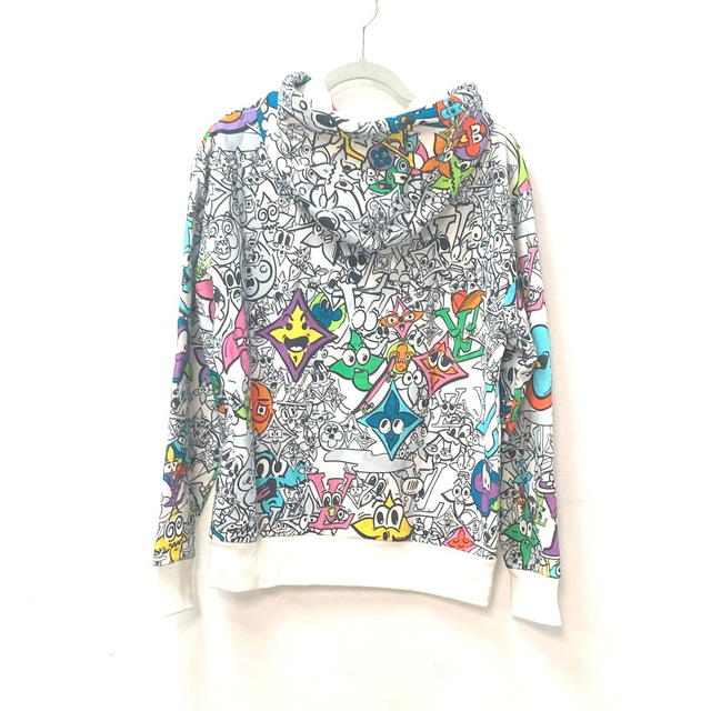 Louis Vuitton LOUIS VUITTON 1AB54L Long Sleeve Sweatshirt Monogram Comics Hoodie Parka RM231 - view 3