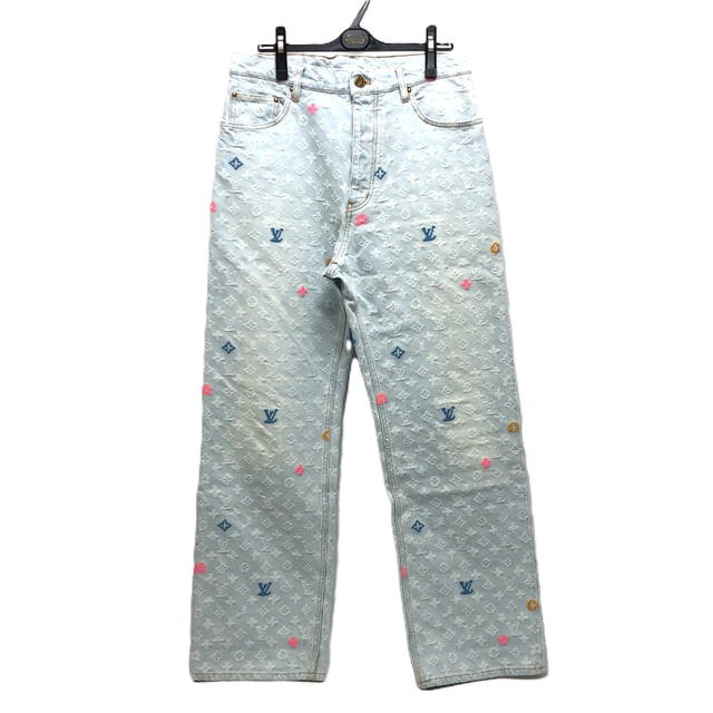 Louis Vuitton LOUIS VUITTON 1AFRXR Tyler the Creator x Louis Vuitton Monogram Denim pants - view 2