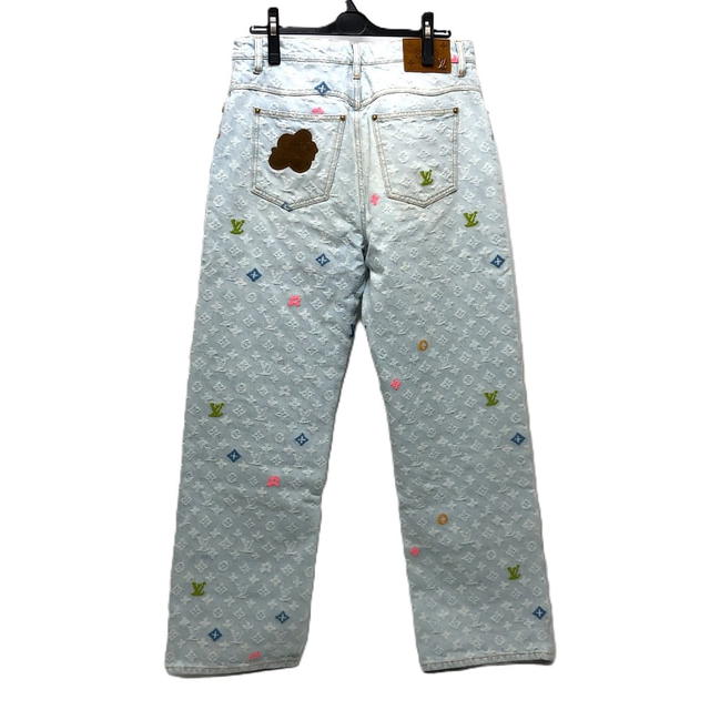 Louis Vuitton LOUIS VUITTON 1AFRXR Tyler the Creator x Louis Vuitton Monogram Denim pants - view 3