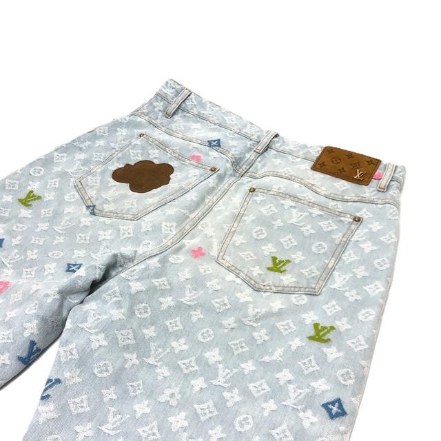 Louis Vuitton LOUIS VUITTON 1AFRXR Tyler the Creator x Louis Vuitton Monogram Denim pants - view 5