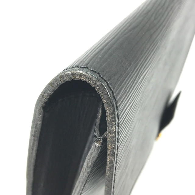 Louis Vuitton LOUIS VUITTON Ｍ54452 Epi porto document case bag Clutch bag Epi Leather Black - view 5