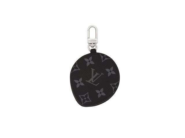 Louis Vuitton Louis Vuitton Alien Bag Charm In Monogram Leather And Canvas With Silver Hardware Grey - view 3