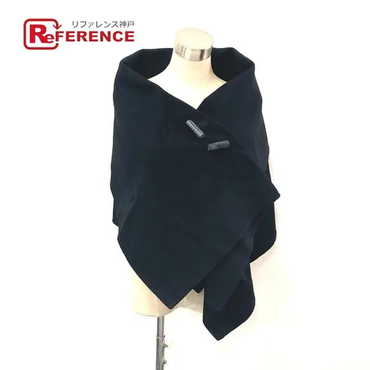 Buy LOUIS VUITTON Apparel Outerwear poncho Cashmere Black at Sasom – Authentic and Ready to Ship