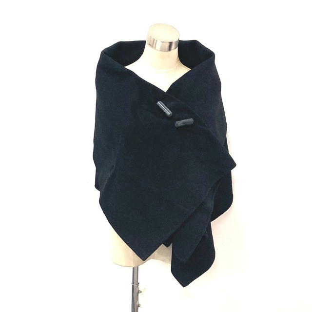 Louis Vuitton LOUIS VUITTON Apparel Outerwear poncho Cashmere Black - view 2