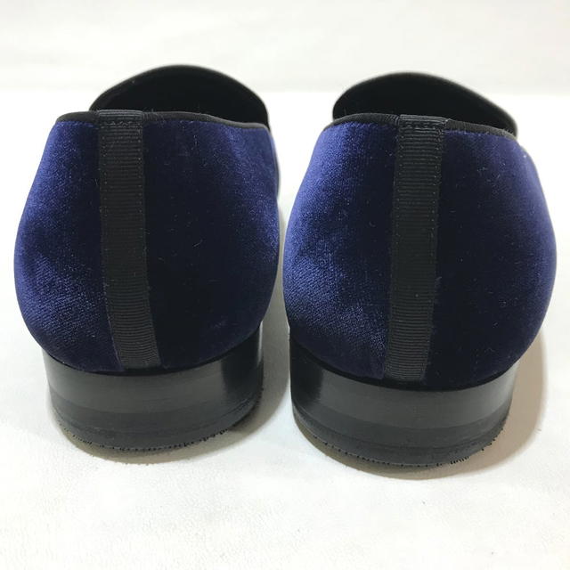 Louis Vuitton LOUIS VUITTON Auteuil line Loafers Dress shoes Navy Velvet 1A32RS - view 3