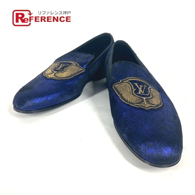 Louis Vuitton LOUIS VUITTON Auteuil line logo Opera Shoes Loafers Slip-on Dress shoes Unused - view 1