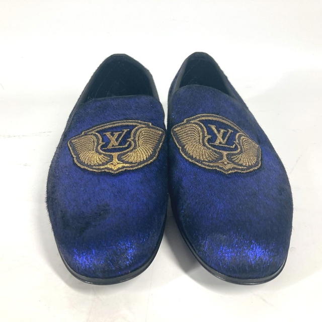 Louis Vuitton LOUIS VUITTON Auteuil line logo Opera Shoes Loafers Slip-on Dress shoes Unused - view 3