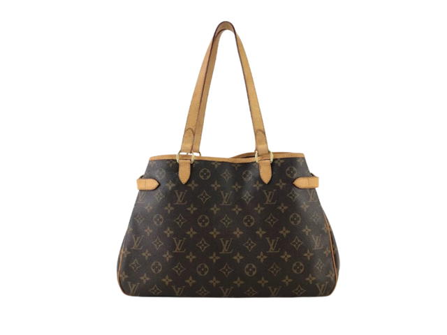 Louis Vuitton Louis Vuitton Batignolles Bag In Monogram Canvas With Gold Hardware Brown - view 2