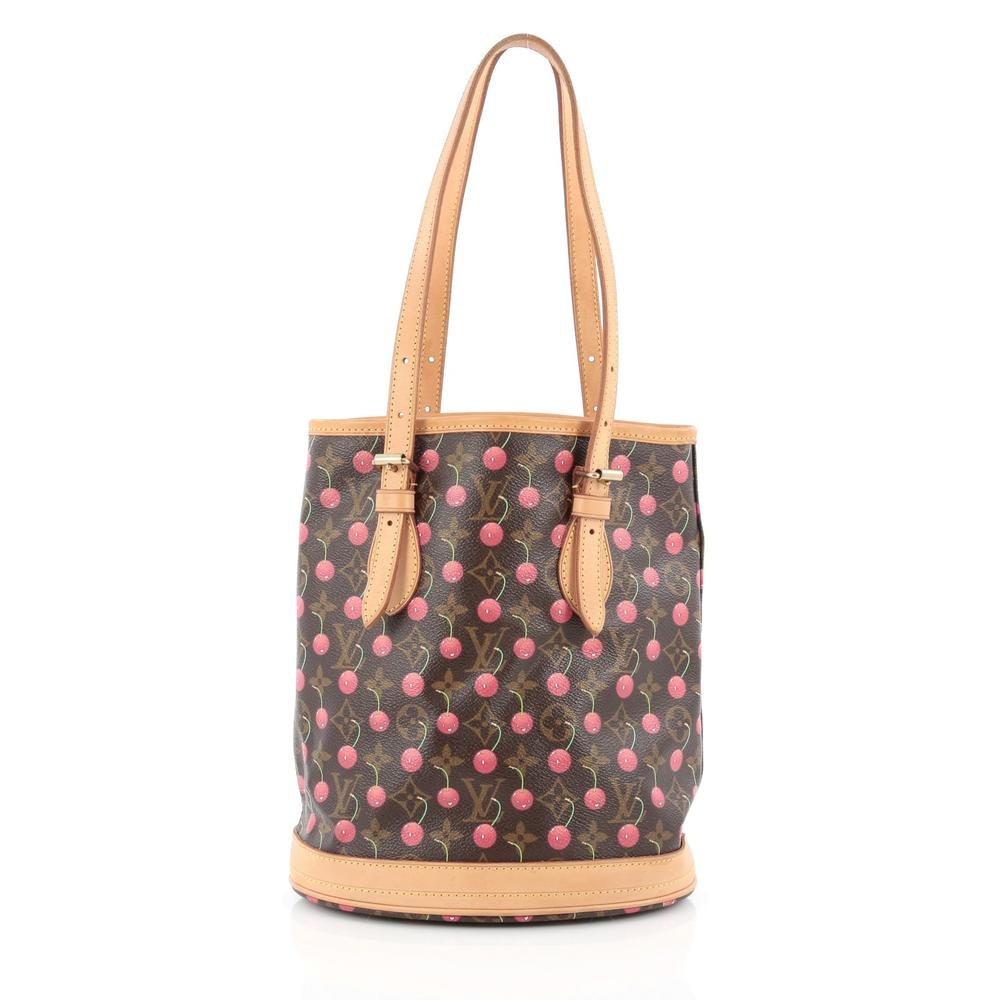 Louis Vuitton Louis Vuitton Bucket Bag Murakami Cerises Monogram