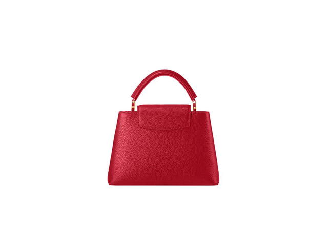 Louis Vuitton Louis Vuitton Capucines BB In Taurillon Leather With Gold-Color Hardware Scarlet - view 4