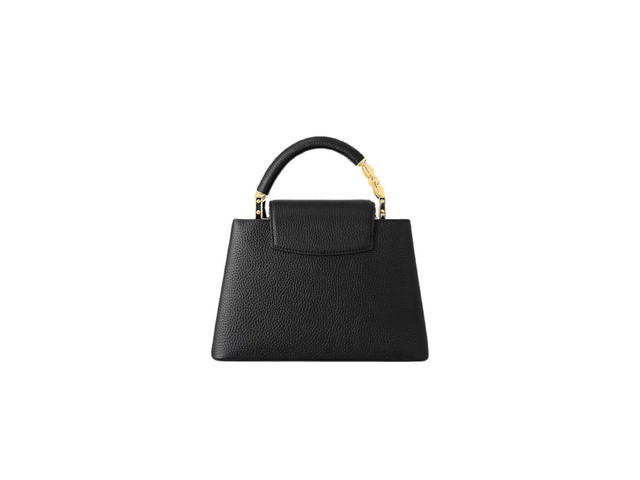 Louis Vuitton Louis Vuitton Capucines BB In Taurillon Leather With Gold-Color Monogram Flower Handle Black - view 4