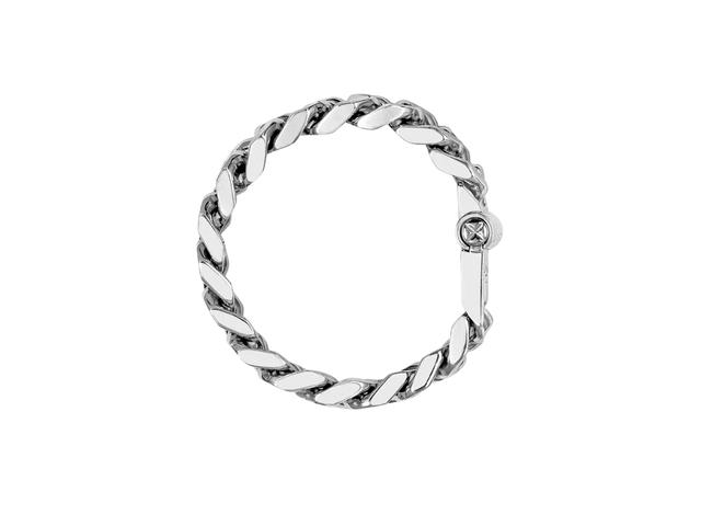 Louis Vuitton Louis Vuitton Chain Links Bracelet In Engraved Monogram With Hardware Silver-Tone - view 2