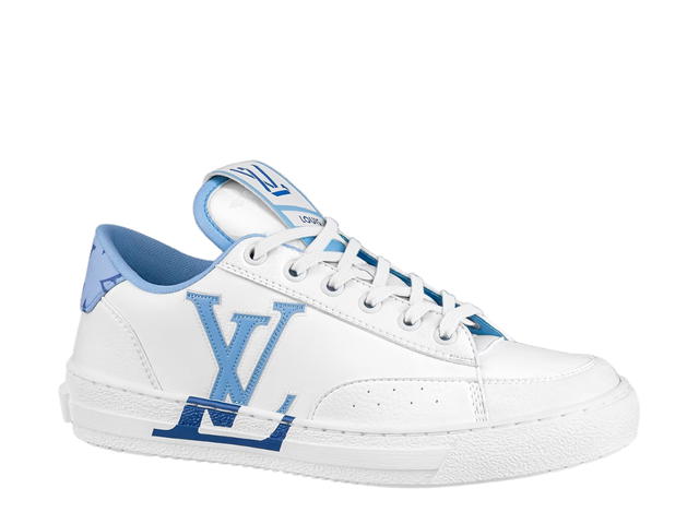 Louis Vuitton Louis Vuitton Charlie Sneaker In Monogram Textile Made With Recycled Polyester On The Back Bleu Clair - view 1