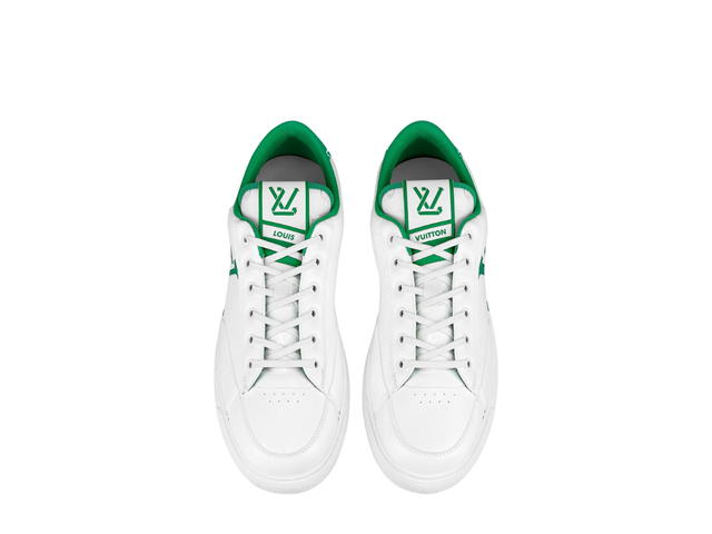 Louis Vuitton Louis Vuitton Charlie Sneaker In Monogram Textile Made With Recycled Polyester On The Back Green - view 2