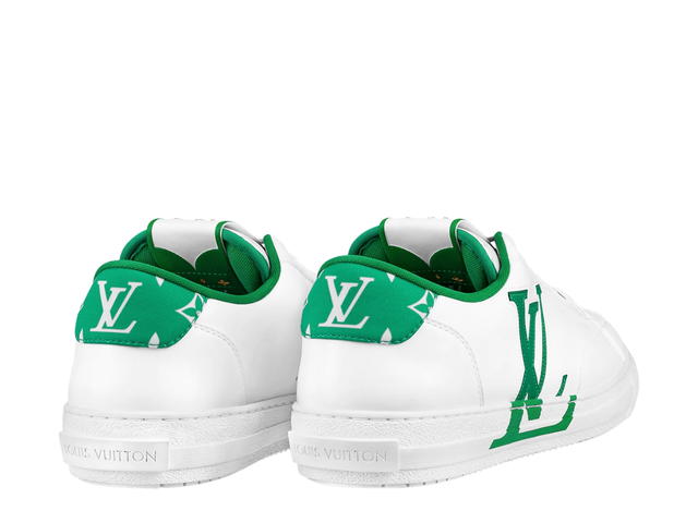 Louis Vuitton Louis Vuitton Charlie Sneaker In Monogram Textile Made With Recycled Polyester On The Back Green - view 3