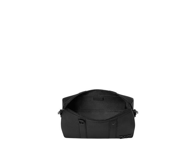 Louis Vuitton Louis Vuitton City Keepall Bag In Black Grained Calfskin Aerogram Leather With Black Hardware - view 2