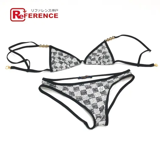 Buy LOUIS VUITTON Damier Bikini Swimwear Top and Bottom Set Swimwear at Sasom – Authentic and Ready to Ship