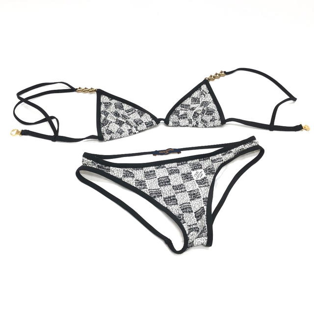 Louis Vuitton LOUIS VUITTON Damier Bikini Swimwear Top and Bottom Set Swimwear - view 2