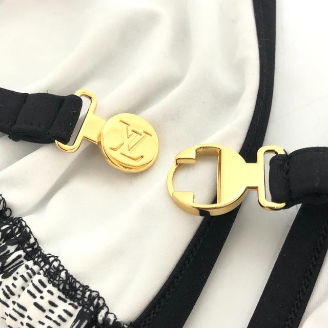 Louis Vuitton LOUIS VUITTON Damier Bikini Swimwear Top and Bottom Set Swimwear - view 4